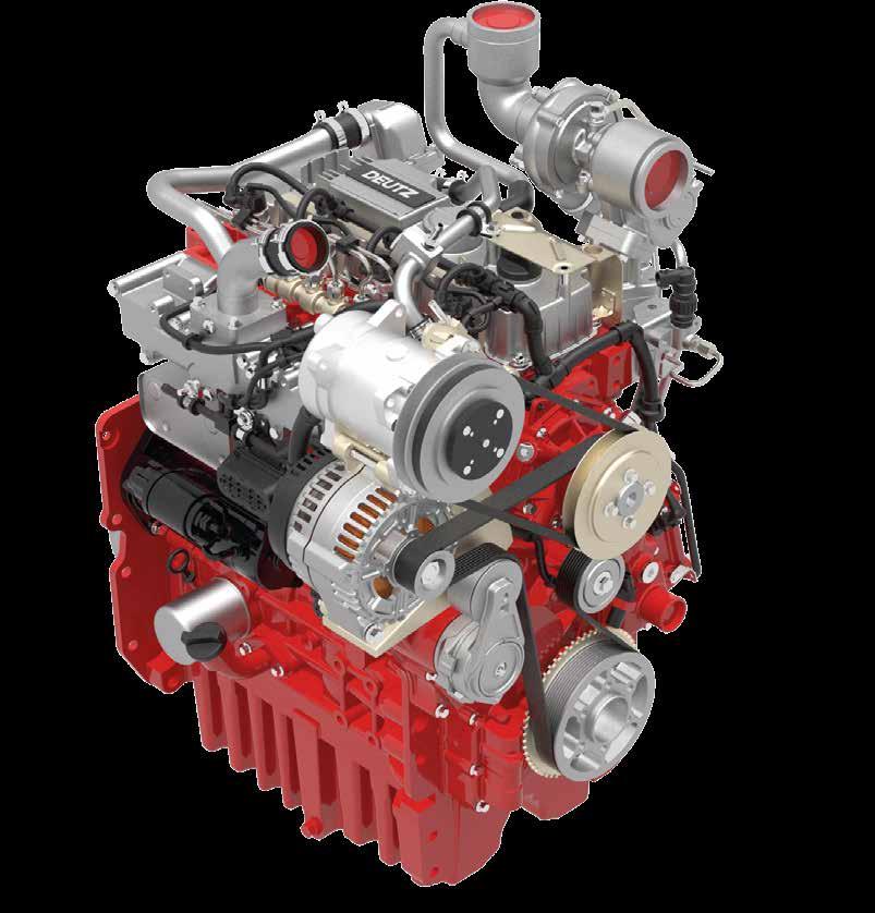 4-5 MOTOR DCR, DEUTZ COMMON RAIL Deutzmotorn har ett Common Rail bränslesystem med ett insprutningstryck på 1600 bar som säkerställer perfekt finfördelat bränsle för maximal förbränning, vilket