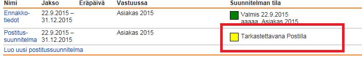 Förslag om postinlämningsställe och -tid för produktionen För vissa utdelningsprodukter kan du föreslå en förändring av det postinlämningsställe och/eller den tidpunkt som visas på skärmen.