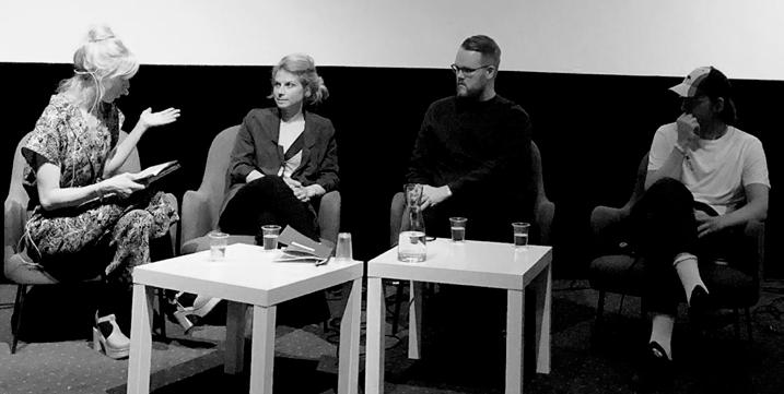 Foto: Filminstitutet Filmrummet En masterclass med producenten till den hyllade filmen Moonlight, Adele Romanski och fotografen James Laxton inledde filmrumsåret.