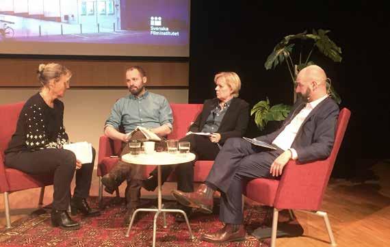 Foto: Filminstitutet Från seminariet Filminstitutet anordnade under Folk och kultur i Eskilstuna; Film, makt, demokrati.