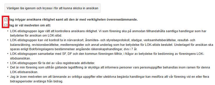 Skicka in Kontrollera att föreningstecknat plus- och/eller bankgiro stämmer. Har ni både bankgiro och plusgiro väljer ni ett av dem för utbetalning.