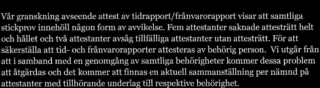 Kommentrer Vår grnskning vseende ttest v tidrpport/frånvrorpport visr tt smtlig stickprov innehöllnågon form v r.r ikelse.