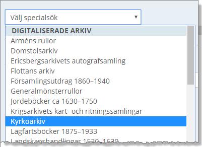 Kyrkoarkiv De vanligaste serierna som förekommer i kyrkoarkiv är Husförhörslängder, In- och utflyttningslängder,