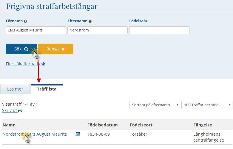 Sök fånge Fotografen Lars