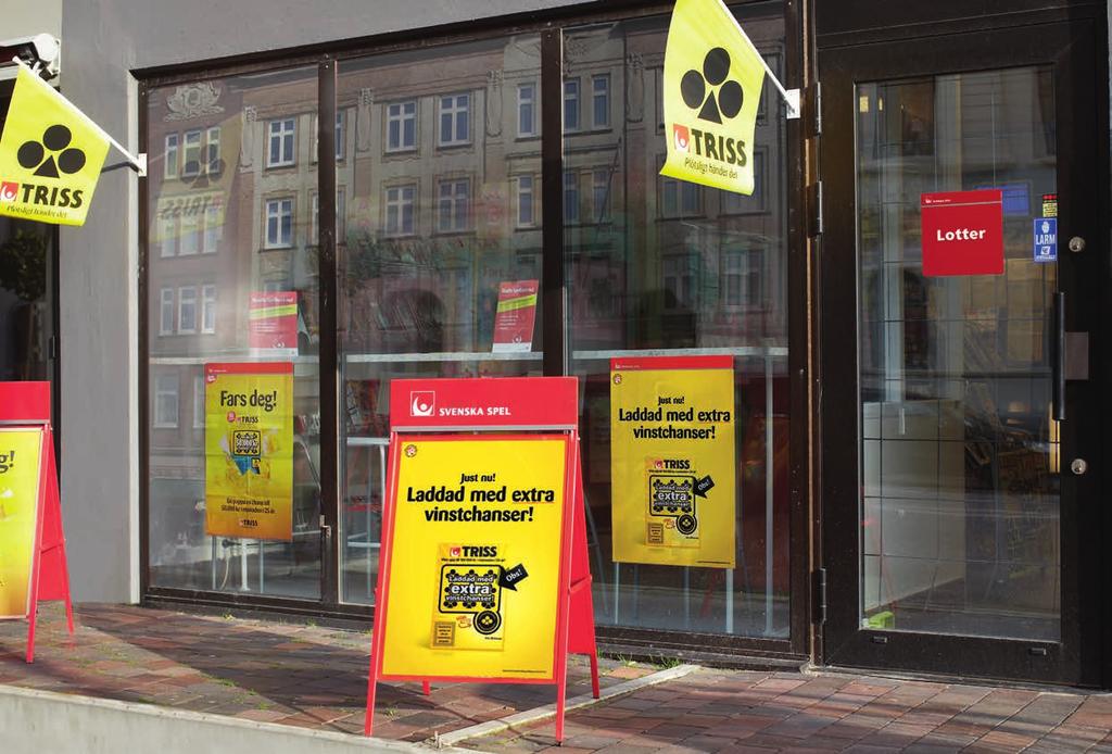 Svenska Spels butikskoncept Lottombud Förutsättningar för en framgångsrik butik som säljer Svenska Spels lotter är en kunnig och engagerad personal, eftersom det ger fler nöjda kunder.