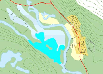 BEHOVSBEDÖMNING Sida 9 av 12 Sjö (Ahasjön, SE730050-146627) Idag har den ekologiska statusen för berörd sjö (, SE730050-146627) med huvudavrinningsområde Umeälven, klassificerats som god ekologisk