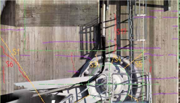 Ortofoton analyseras av en betongspecialist