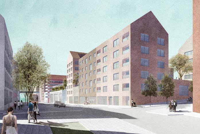 3 (7) service begränsat. Ett sport- och fritidscenter föreslås vid Skönviksvägen. På taket planeras för en 7-spelarbollplan.