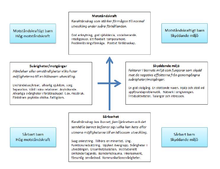 Bilaga 4 Motståndskraftsmatris (svensk version) (Resilience matrix.