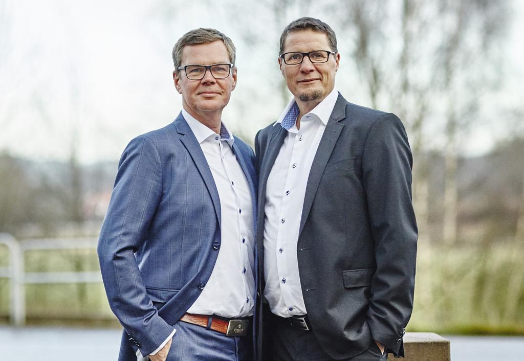 Grundarna och ägarna Joakim Olsson och Anders Svensson är företagets