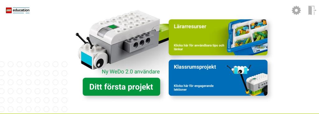 WeDo 2.0-mattan Med vår WeDo 2.0-matta är det enkelt att börja med natur-/teknikundervisningen och WeDo 2.0 i klassen. Vi har valt ut ett brett urval av aktiviteter från WeDo 2.