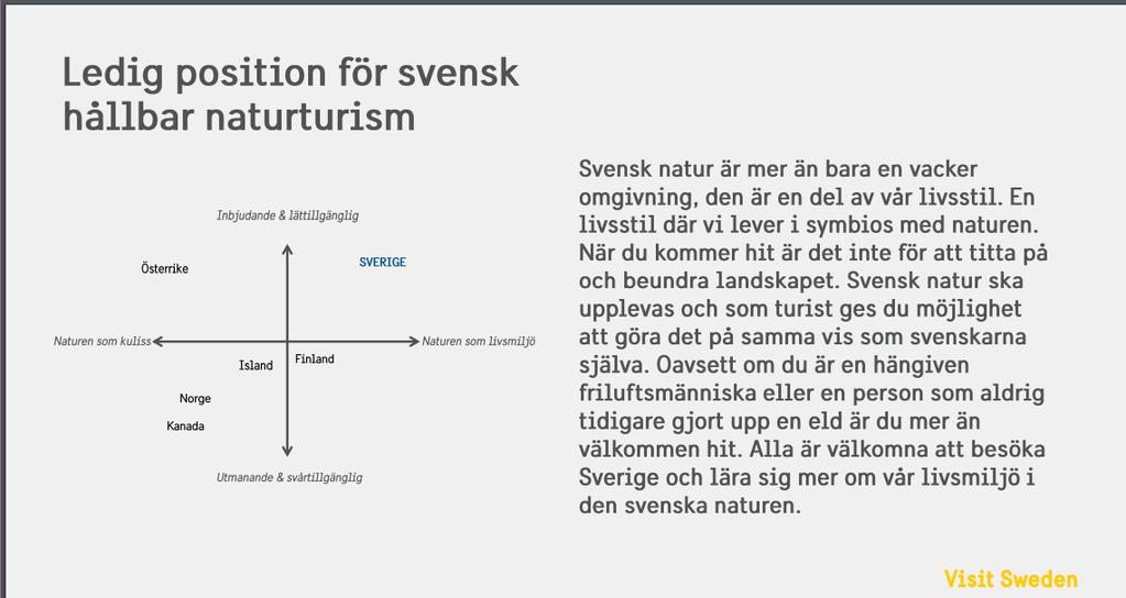 Naturturism nationellt & internationellt