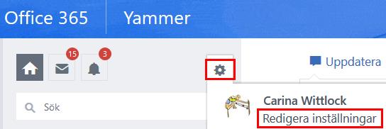 Riktlinjer för Yammer Yammer erbjuder en rad samarbetsverktyg som kan underlätta för dig och dina kollegor. Det är ett smidigt verktyg för kommunikation och när det används rätt kan det bl.a. bidra till minskat e-postflöde.