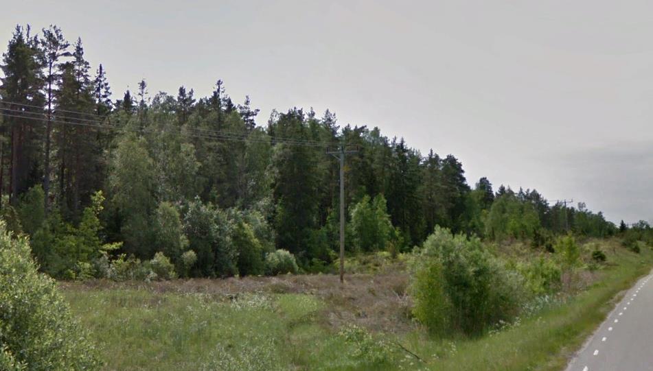 Figur 11, foto på en befintlig 36 kv ledning nära Mariestad. 3.2 Boendemiljö Boendemiljön kan påverkas visuellt av en ledning och av ledningens magnetfält.