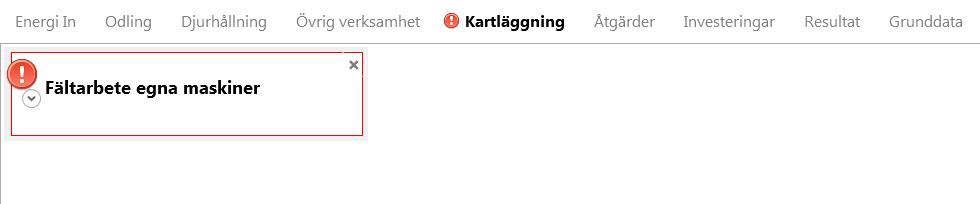 äxtodlingen. Kartläggningskorten skapas automatiskt under kartläggningsfliken när du angett uppgifter under odlingsfliken.