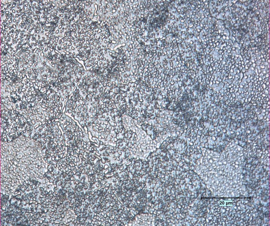 Figur 34. Prov H4. Stålsort 803P. Strukturen efter körning i Bilaga 93, Hofors.