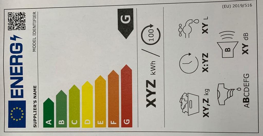 Ny energimärkning Första produkterna som skalas om till A-G Ny design för att kunna särskilja och