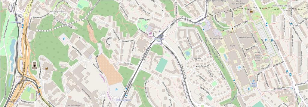 4. Trafikalstring Trafikalstringen har beräknats för de områdena i figuren nedan. I tabellen nedan redovisas tillkommande BTA för bostäder och verksamheter.