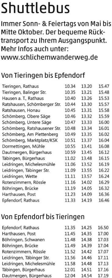 Sie zurücklegen wollen.