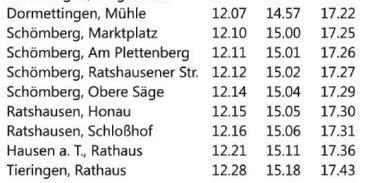 Schlichemwanderweg-Shuttlebus wieder ganz entspannt zurück an