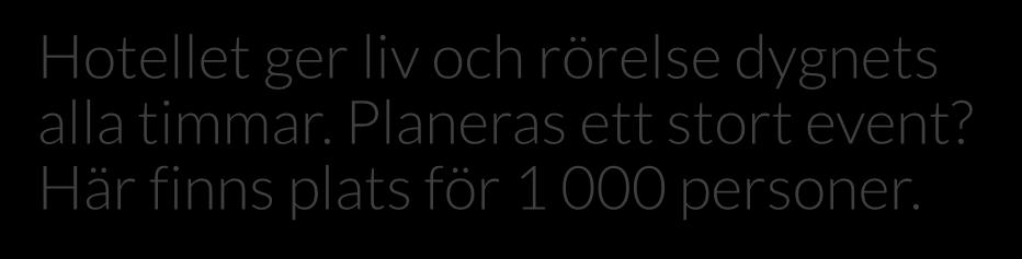 Planeras ett stort event?