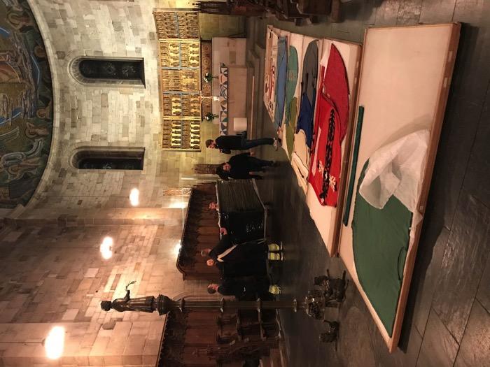 På gång i Lunds Domkyrka Nu har jag hunnit arbeta i Lunds domkyrka i sex månader. Angående arbetslokaler så går det sakta framåt.