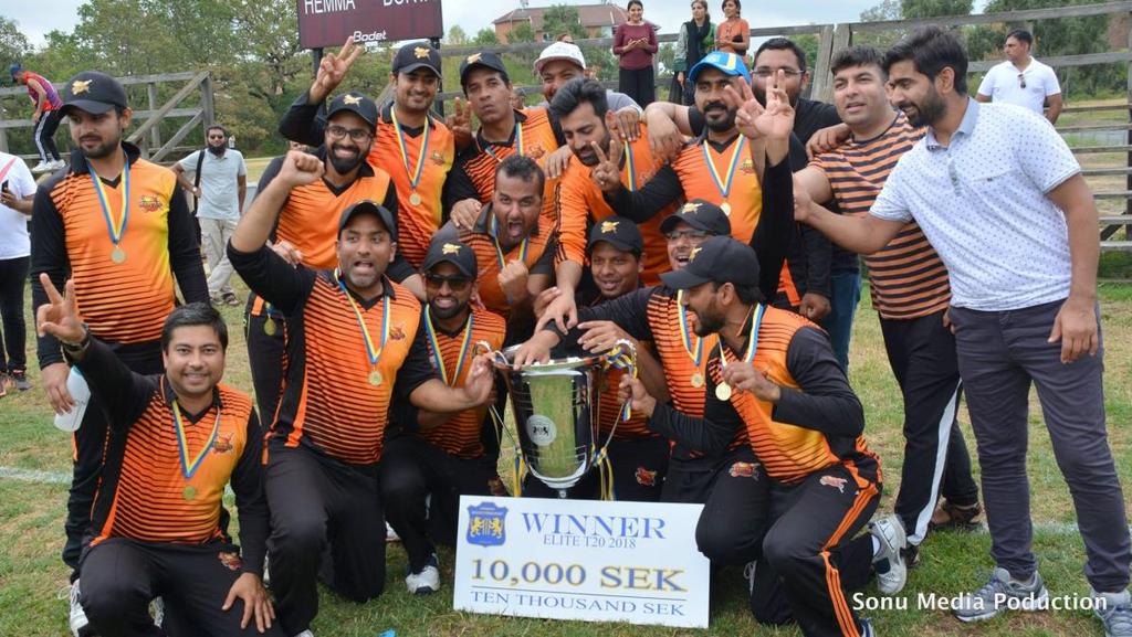 Finalen i Elite-divisionen spelades mellan Märsta Cricket Club och Stockholm Internationel Cricket Club där Märsta Cricket Club försvarade