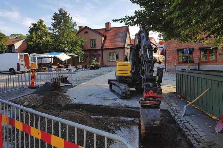 Undersökningsresultat Enbart moderna fyllnadsmassor berördes vid schaktningen (figur 6).