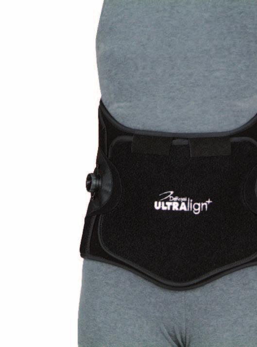 u Ultralign LSO är ett innovativt lumbalt ortossystem som ger optimal stabilisering och immobilisering mobilisering i kombination med hög patientkomfort.