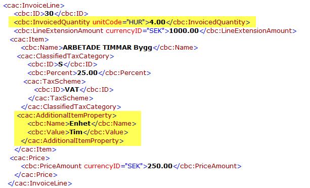 Nyhetsdokument Vitec Ekonomi inkl 3L Pro - Version x.70 mars 2019 XML-dokumentation Från Utskrift PEPPOL BIS Billing finns möjlighet att skriva ut dokumentation i XML-format.