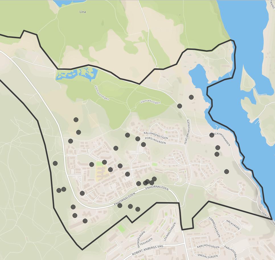 VAR I LINA KAN DU TÄNKA DIG NY BEBYGGELSE? Vilken typ av bebyggelse vill du se?