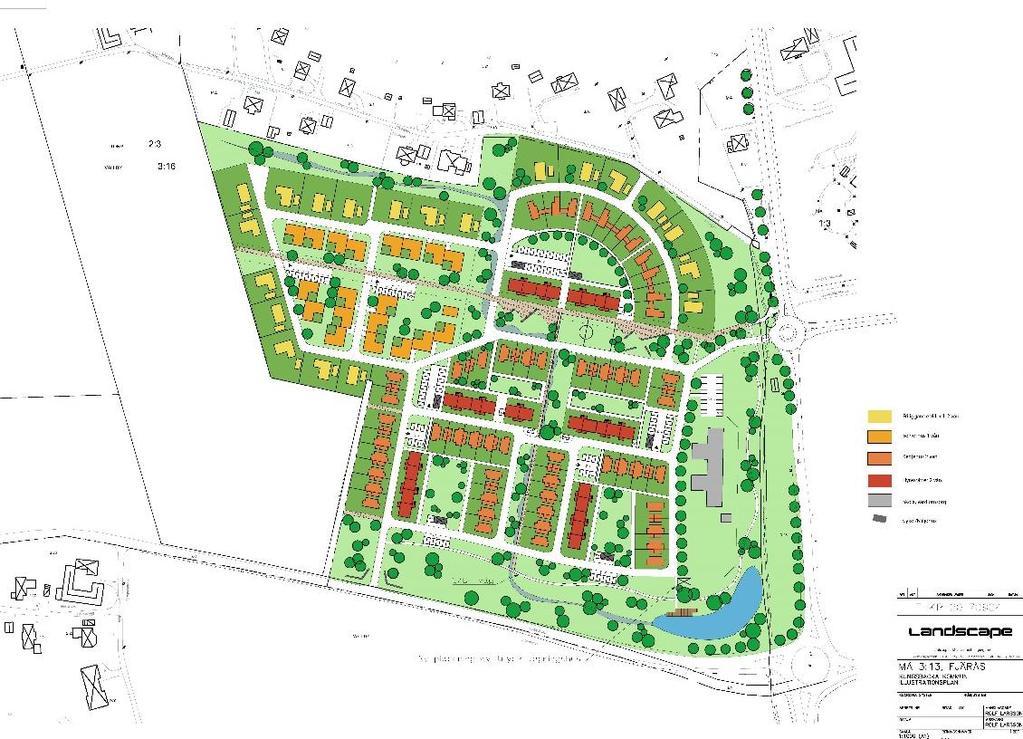 Figur 5. Illustrationsplan för Må, etapp 1 I en andra etapp föreslås ytterligare 30-50 bostäder anläggas väster om etapp 1. 2.