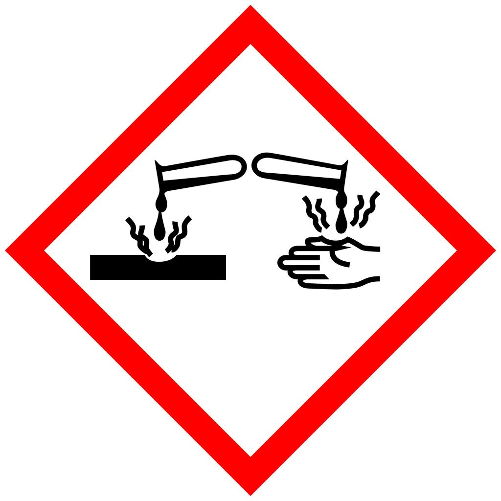 Natriumhydroxid 2% - <5% (0,5M - <1,3M) - Version 5 Sida 2 av 10 AVSNITT 2: Farliga egenskaper 2.