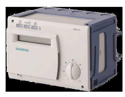 Reglercentral Siemens RV rt.nr: 0 9999 09 > llmänt Inställning tid: läddra fram rätt menyrad ( prog ) - i displayen med knapparna för (). Ställ in korrekt tid genom att ändra värdena (F).