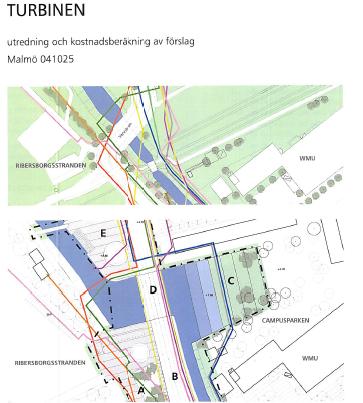 kanalen i huvudsakligen i samma läge som den befintliga bron.