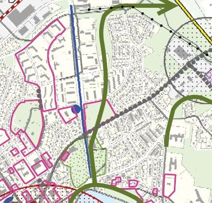 Tidigare ställningstaganden Översiktsplan Den kommunomfattande översiktsplanen, antagen av kommunfullmäktige den 28 februari 2013, redovisar inte några särskilda riktlinjer eller rekommendationer för