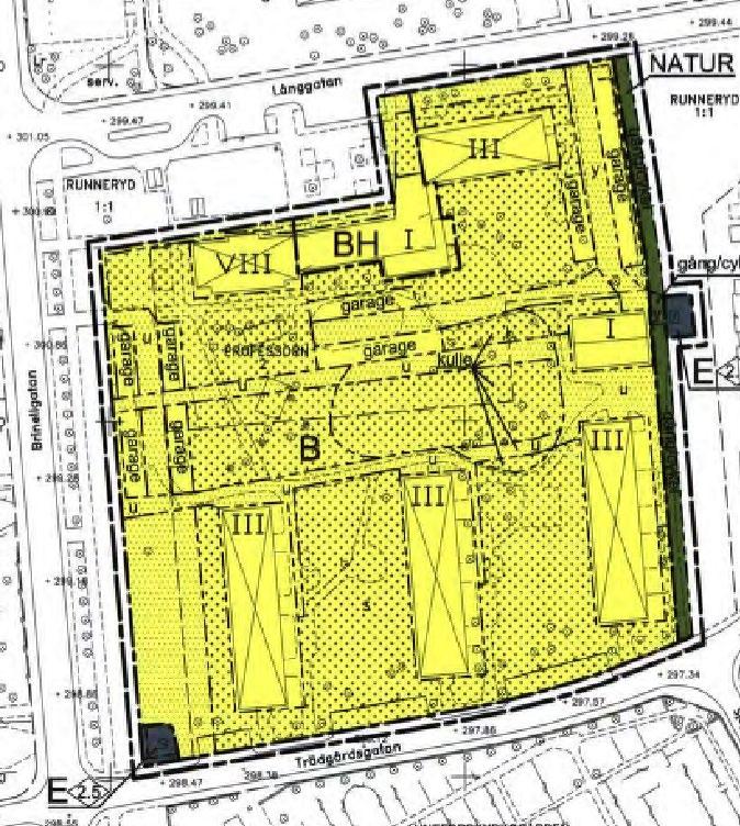 Utdrag ur detaljplan 321, den detaljplan som angränsar planområdet Beslut om ny detaljplan Samhällsplaneringsnämnden beslutade den 17 oktober 2018 att uppdra åt samhällsplaneringskontoret att ta fram