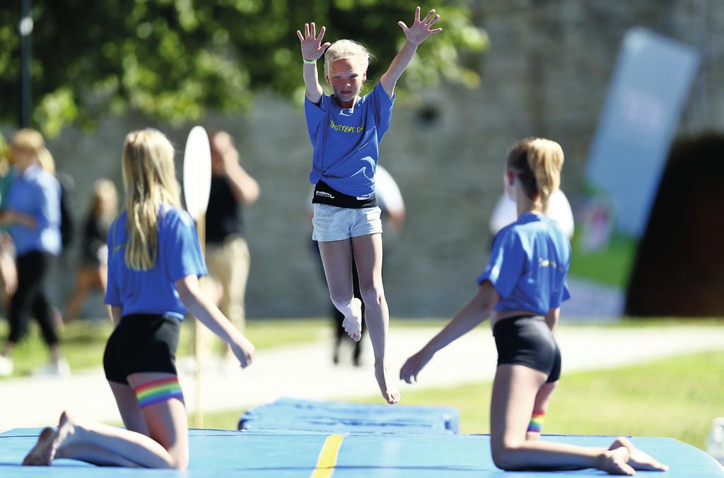 TRÄNING I FOKUS Under 2018 har Gymnastikförbundet Öst, regionala kommittéer och projektgrupperingar verkat för att främja och utveckla förutsättningarna inom respektive del av verksamheten vad gäller