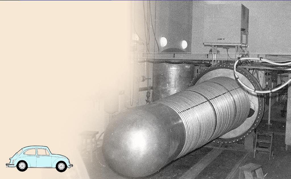 Doktorand i Lund Som doktorand ledde Hellmuth Hertz uppbyggnaden av Lunds första accelerator, en 3 MeV van de Graaff-generator.