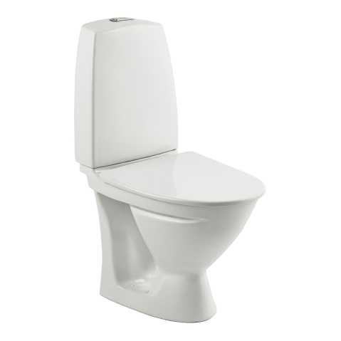 Ifö Sign WC-stol 6832, kort modell WC-stol med hel cisternkåpa för enklare rengöring, och fri från kondens.