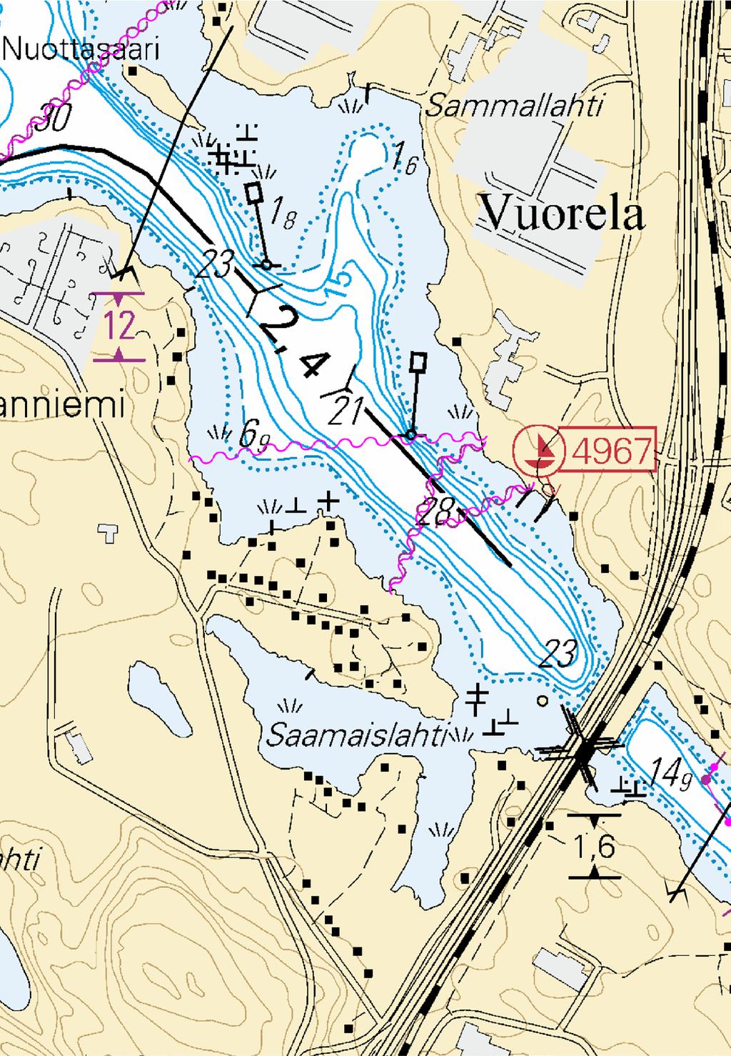 11 29-2016 *306. 59, 59.B G/855/855.1 Suomi. Perämeri. Tornio. Röyttä. Tornion väylä (9.0 m). Viitoille valot. Karttamerkinnän muutos. Finland. Bottenviken. Torneå. Röyttä. Tornioleden (9.0 m). Prickarna har försetts med ljus.
