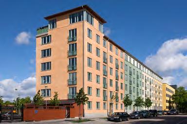Arkitekt: Möller Arkitekter Beställare: PEAB Entreprenör: PEAB Byggår: 2008 Gemensamhetshus med simbassäng finns på bakgården. 26 Kv.