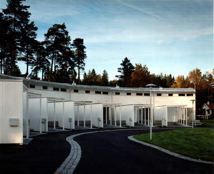 Högstorp 65 Kv. Gulsporren Kvarteret är uppbyggt kring ett centralt gaturum med varierande bredd.