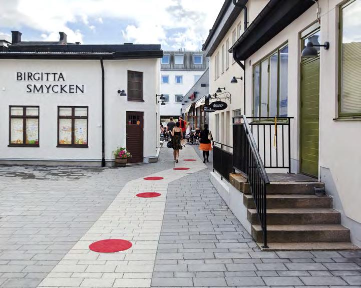 5 Bländapassagen Kvarteret Blända är ovanligt långt i östvästlig utsträckning. En gränd genom kvarteret skulle underlätta för gående mellan Sandgärdsgatan och Storgatan.