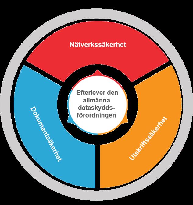 Slutsats De nya skeendena i företagsvärlden innebär att varje gång någon skriver ut, kopierar, scannar eller faxar ett dokument så löper det risk att stjälas eller på annat sätt utsättas för fara.