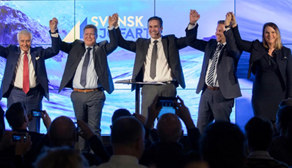 Svensk Sjöfart 2018 38 besvarade remisser 23 seminarier Svensk Sjöfart arrangerade tillsammans med Energimyndighetens Forum för globala energifrågor ett seminarium den 16 maj om utmaningar för