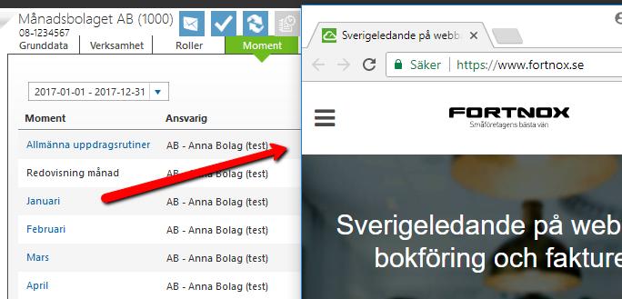 programmet att startas upp när man klickar