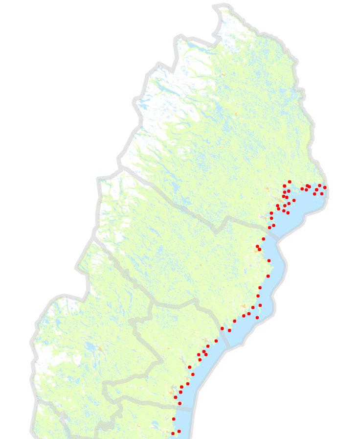 Samtliga län utom Västra Götalands län, som följer den metodik som beskrivs av Alexandersson (2011), har följt den metod som beskrivs av Haas och Green (2016).