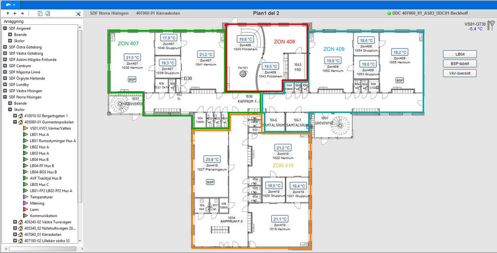 2.5 Planlayout Planlayout skall redovisas med en bild per våningsplan. Bild får delas upp ytterligare om läsbarheten inte tillgodoses.