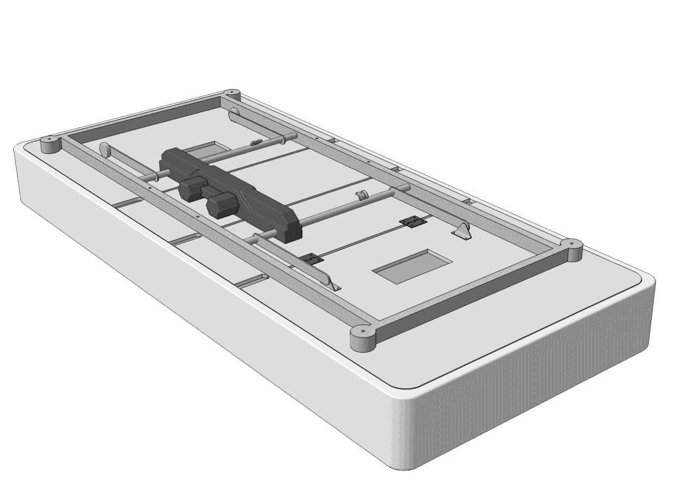 Säätösänky asennusohje Ställbar säng - monteringsanvisning Kiinnitys 6x60mm (4kpl) Fastsättning